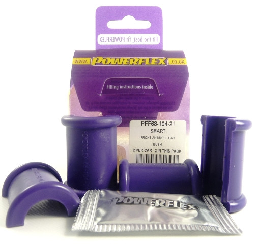 Silent-Bloc Powerflex Barre Anti-Roulis Avant 21mm Smart ForTwo 450 (1998 - 2007) - PF-F6810421-2 - PFF68-104-21 - 5055676508102