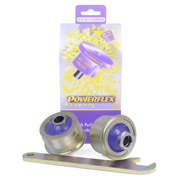 Silentbloc Powerflex spate, triunghi față, reglabil pentru unghiul de cădere și anti-ridicare, Subaru Legacy BM, BR (2009 - 2014 - PF-F69902G-2 - PFF69-902G - 5055676537713