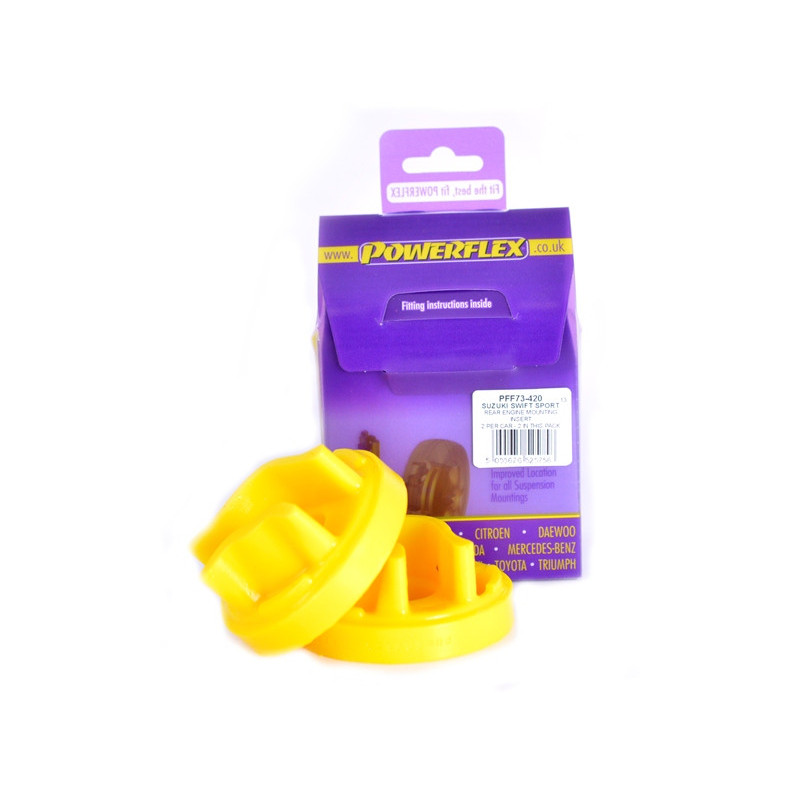 Powerflex bushes for Rear Engine Mounting Insert Suzuki Swift - Sport (2010 on) - PF-F73420-2 - PFF73-420 - 5055676525758