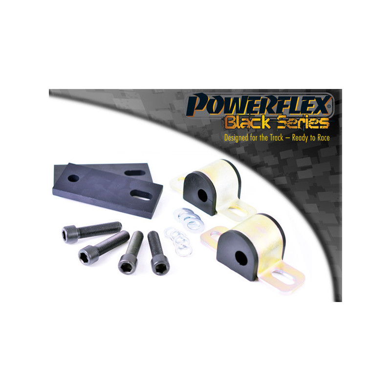 Silent-Bloc Powerflex Black Kit Achter Anti Cabrage Voor Triangle Toyota Starlet Turbo EP82 & EP91 - PF-F76402KN - PFF76-402KBLK - 5055676513809