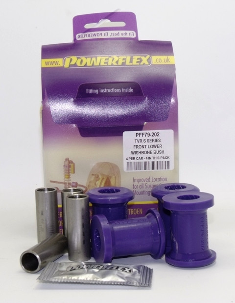 Silentbloc Powerflex braț inferior de suspensie față TVR S Serie - PF-F79202-4 - PFF79-202 - 5055676509260