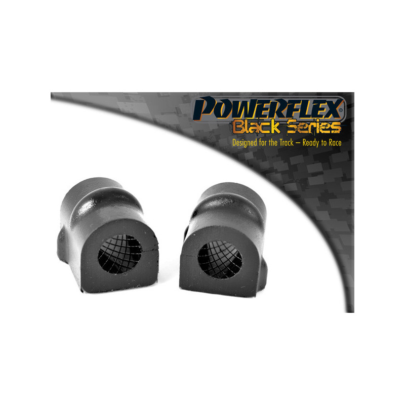 Silent-Bloc Powerflex Zwart Anti-Roll Bar Voor 17mm Opel Corsa C (2000-2006) - PF-F80100317-2N - PFF80-1003-17BLK - 5055676516152