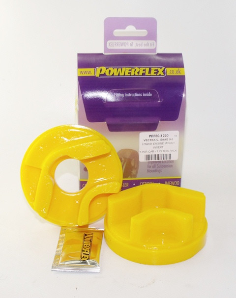 Silent-Bloc Powerflex Support Moteur Inférieur Avant Cadillac BLS (2005 - 2010) - PF-F801220 - PFF80-1220 - 5055676515902