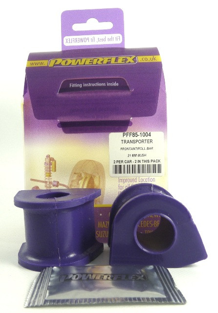 Powerflex Barra Antirollio a Telaio 21mm Transporter Modelli T25/T3 Tipo 2 Tutti i modelli (1979 - 1992) - PF-F851004-2 - PFF85-1004 - 5055676510181