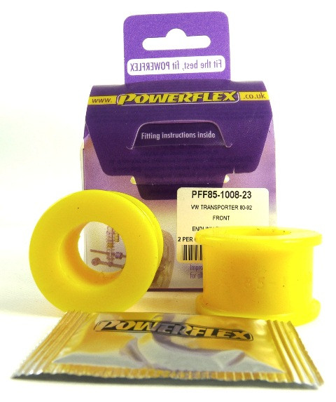 Silent-Bloc Powerflex Front Bar End Link 23mm Transporter modellen T25/T3 Type 2 Alle modellen (1979 - 1992) - PF-F85100823-2 - PFF85-1008-23 - 5055676510266