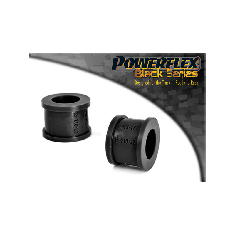 Silent-Bloc Powerflex Zwart Oogje voor Eibach Anti-Roll Bar Voor 22mm Volkswagen Golf MK2 (1985 - 1992) 2WD - PF-F8521022-2N - PFF85-210-22BLK - 5055676525338