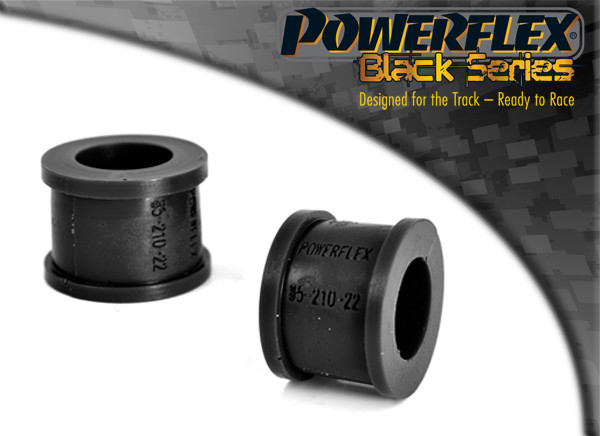 Silentbloc Powerflex Black – Ochi de fixare pentru bară antiruliu față Eibach de 22 mm, Volkswagen Golf MK2 (1985 - 1992) 2WD - PF-F8521022-2N - PFF85-210-22BLK - 5055676525338