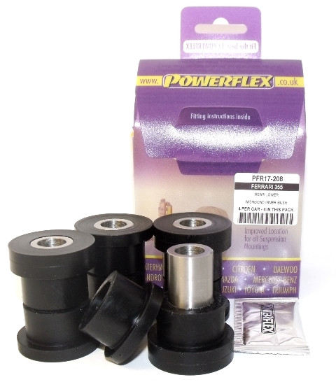 Powerflex bushes for Rear Lower Wishbone Inner Bush Ferrari 355 (1994-1999) - PF-R17208-4 - PFR17-208 - 5055676502766