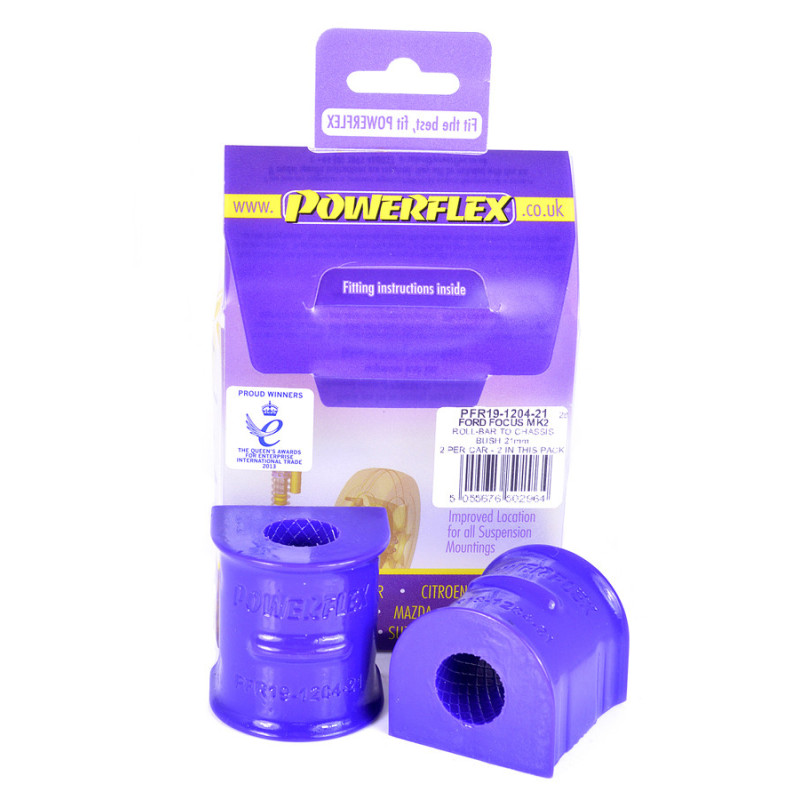 Silent-Bloc Powerflex achterrolbeugel op chassis 22mm Ford Focus Mk3 incl. ST (2011 -) & Estate - PF-R19120422-2 - PFR19-1204-22 - 5055676533050