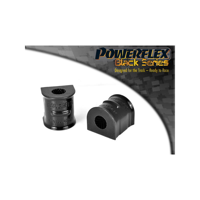 Silent-Bloc Powerflex Zwarte Achterrolbeugel op 22mm Chassis Ford Focus Mk3 incl ST (2011 -) - PF-R19120422-2N - PFR19-1204-22BLK - 5055676533067