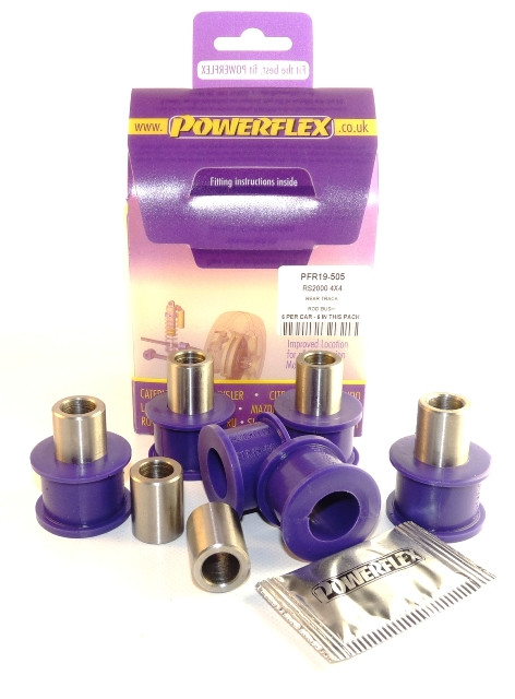 Silent-Bloc Powerflex Biellette Train Arrière Ford Escort MK5,6 RS2000 4X4 1992-96 - PF-R19505-6 - PFR19-505 - 5055676503558
