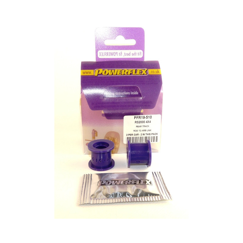 Silent-Bloc Powerflex achterste koppeling op rolbeugel Ford Escort MK5,6 RS2000 4X4 1992-96 - PF-R19510-2 - PFR19-510 - 5055676503596