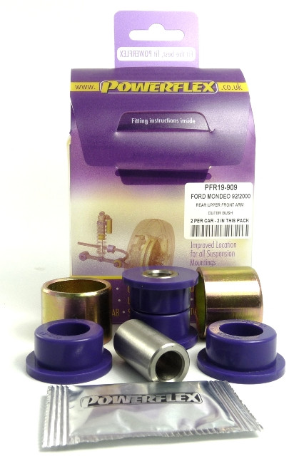 Silent-Bloc Powerflex voorwaartse wieldraagarm achter Ford Mondeo (1992-2000) - PF-R19909-2 - PFR19-909 - 5055676503923