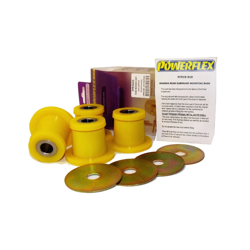 Silent-Bloc Powerflex Achterwieg Ford Mondeo (2000 tot 2007) - PF-R19910-4 - PFR19-910 - 5055676503930