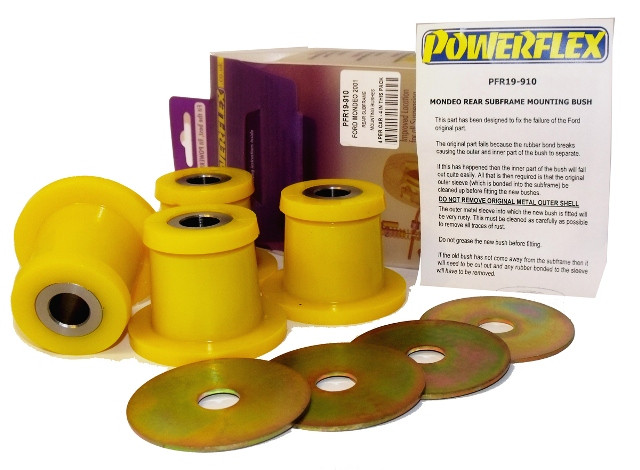 Powerflex bushes for Rear Subframe Mounting Bushes Ford Mondeo (2000 to 2007) - PF-R19910-4 - PFR19-910 - 5055676503930