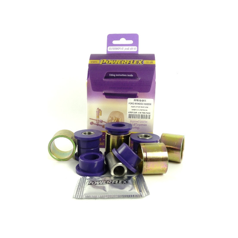 Silent-Bloc Powerflex achterste bovenarm interieur & exterieur Ford Mondeo (1992-2000) - PF-R19911-4 - PFR19-911 - 5055676503947