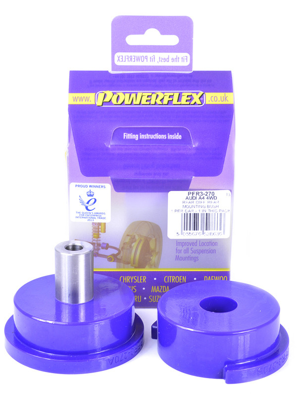 Powerflex Boccola Anteriore Differenziale Posteriore Audi A4 incluso Avant Quattro (4WD) - PF-R3270 - PFR3-270 - 5055676528636