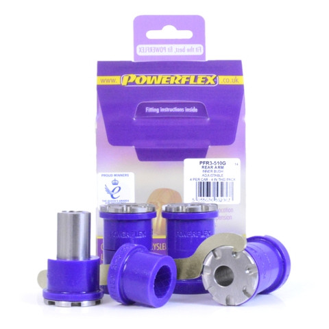 Powerflex bushes for Rear Arm Inner Bush Camber Adjustable Audi S3 Mk1 Typ 8L 4WD (1999-2003) - PF-R3510G-4 - PFR3-510G - 5055676532367