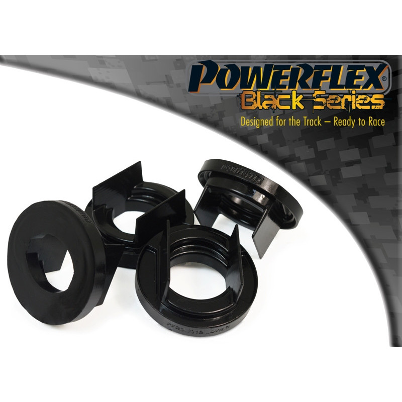 Silent-Bloc Powerflex Zwart Voorzetstuk Achtersteun Audi A4 (2008-2016) - PF-R3731-2N - PFR3-731BLK - 5055676539908