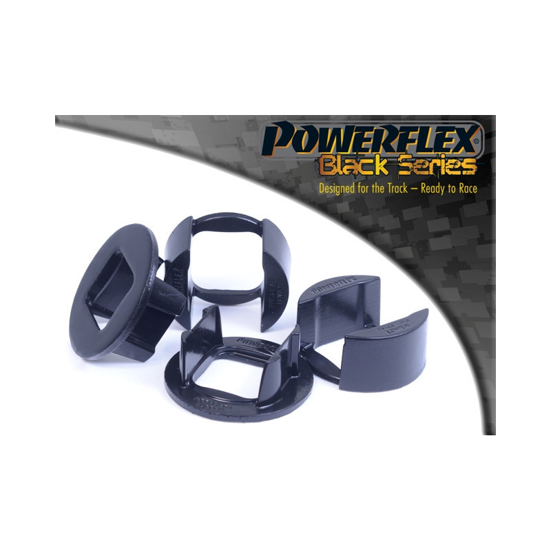 Silent-Bloc Powerflex Zwart Voorzetstuk Achtersteun Audi RS4 (2012-2016) - PF-R3735-2N - PFR3-735BLK - 5055676540683
