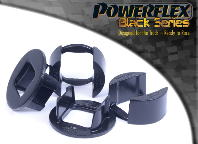 Silent-Bloc Powerflex Zwart Voorzetstuk Achtersteun Audi RS4 (2012-2016) - PF-R3735-2N - PFR3-735BLK - 5055676540683