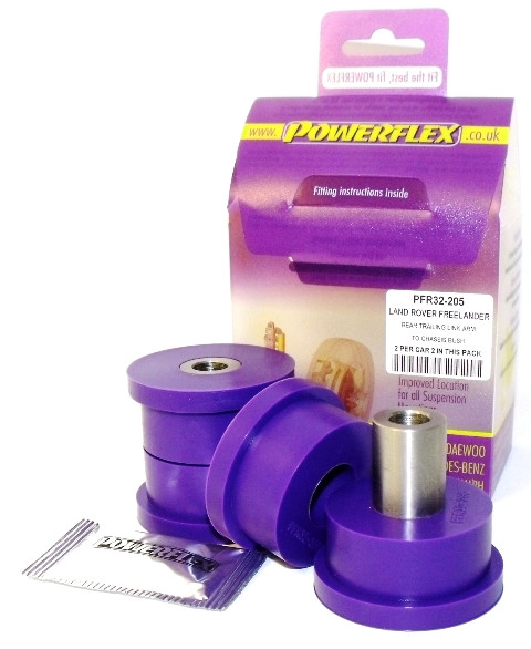 Silent-Bloc Powerflex achterarm op Land Rover Freelander chassis (1997 - 2006) - PF-R32205-2 - PFR32-205 - 5055676504579