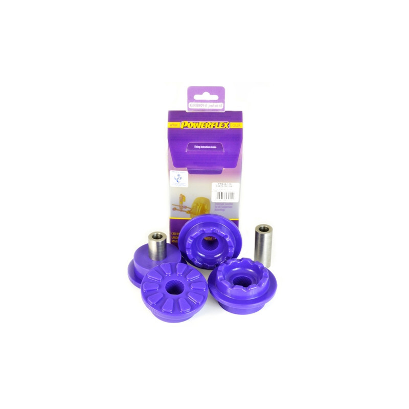 Silent-Bloc Powerflex Achter Differentieel Mazda MX-5, Miata Mk1 NA (1989-1998) - PF-R36120-2 - PFR36-120 - 5055676530141