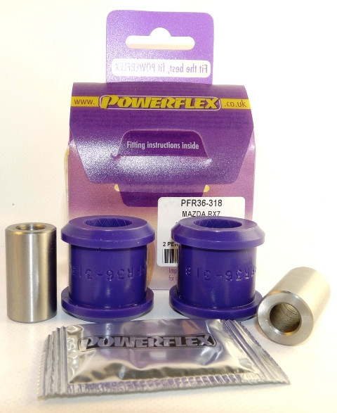 Silent-Bloc Powerflex Extérieur Tirant Réglable Arrière Mazda RX-7 Generation 3 & 4 (1992-2002) - PF-R36318-2 - PFR36-318 - 5055676505118