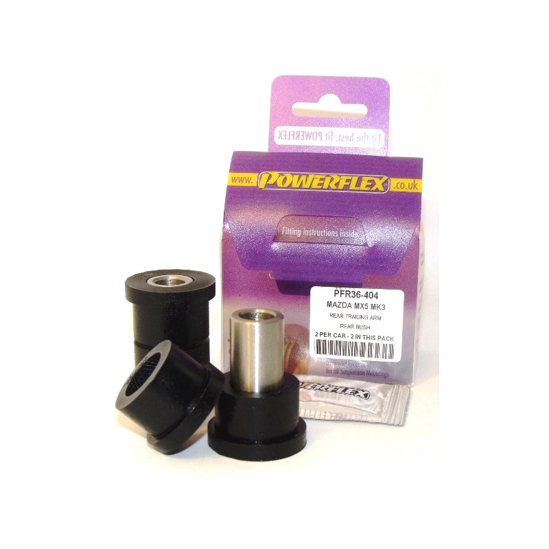 Silent-Bloc Powerflex Achterarm Mazda MX-5, Miata Mk3 NC (2005-2015) - PF-R36404-2 - PFR36-404 - 5055676505170