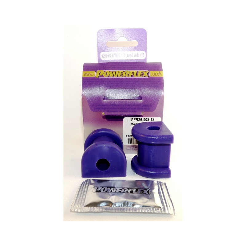 Silent-Bloc Powerflex Rolbeugel Achter 12mm Mazda MX-5, Miata Mk3 NC (2005-2015) - PF-R3640812-2 - PFR36-408-12 - 5055676505217