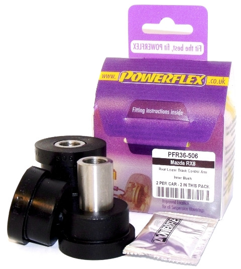 Silentbloc Powerflex pentru brațul oscilant al brațului de suspensie spate, interior, Mazda RX-8 (2003-2012) - PF-R36506-2 - PFR36-506 - 5055676505255