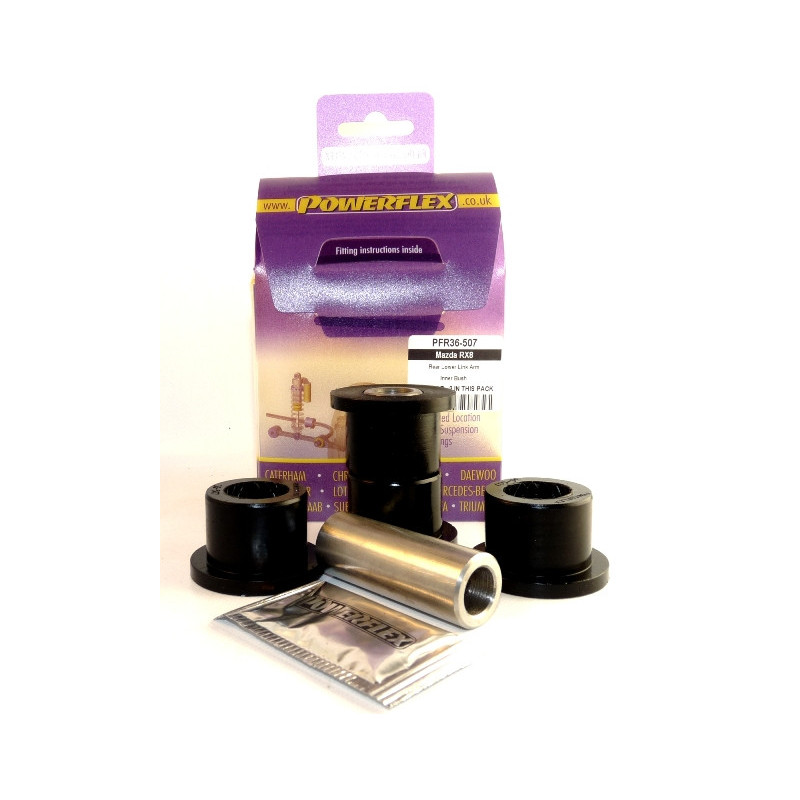 Silent-Bloc Powerflex Interieur Achterarm Verbinding Mazda RX-8 (2003-2012) - PF-R36507-2 - PFR36-507 - 5055676505262