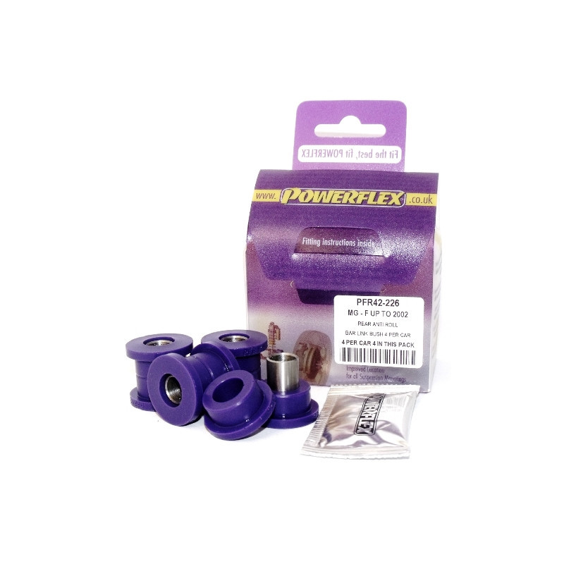 Silent-Bloc Powerflex Antistabilisatorstang achter MG MGF (1995 tot 2002) - PF-R42226-4 - PFR42-226 - 5055676505361