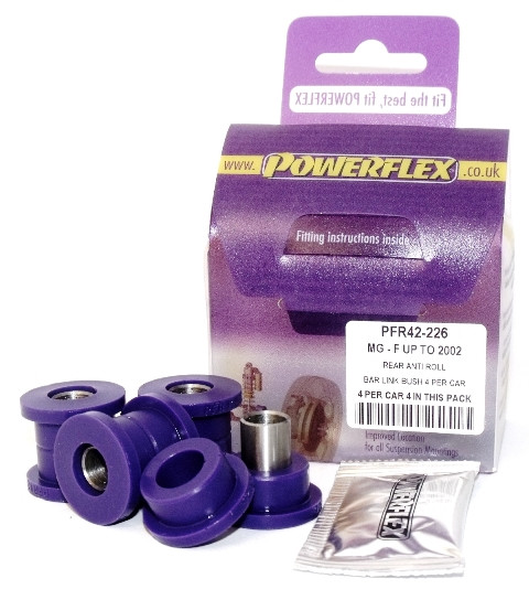 Silent-Bloc Powerflex Antistabilisatorstang achter MG MGF (1995 tot 2002) - PF-R42226-4 - PFR42-226 - 5055676505361