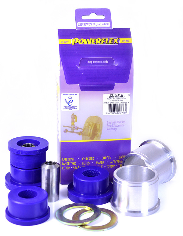 Powerflex bushes for Rear Trailing Arm Front Bush Mini Countryman R60 2WD (2010-2016) - PF-R51103-2 - PFR5-1103 - 5055676527769
