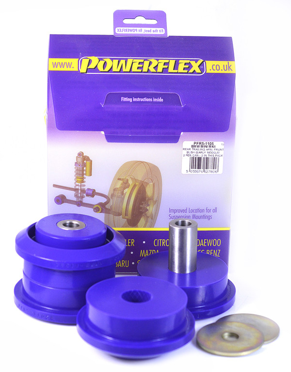 Silent-Bloc Powerflex Voortrailing Arm Achter Mini Generatie 1 R50/52/53 (2000 - 2006) - PF-R51105-2 - PFR5-1105 - 5055676527806