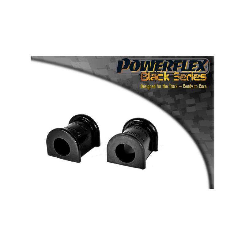 Silent-Bloc Powerflex Zwart 13mm Rolbeugel Achter BMW E30 3 Serie (1982 - 1991) - PF-R530813-2N - PFR5-308-13BLK - 5055676540621