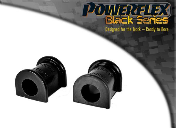 Silent-Bloc Powerflex Zwart 13mm Rolbeugel Achter BMW E30 3 Serie (1982 - 1991) - PF-R530813-2N - PFR5-308-13BLK - 5055676540621
