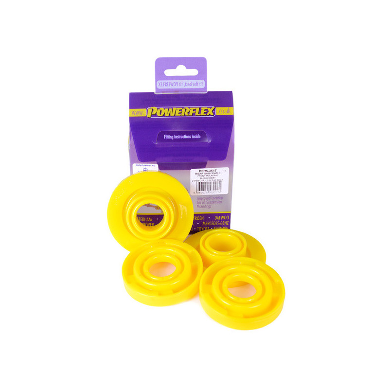 Silent-Bloc Powerflex Inzetstuk Voor Achter Cradle BMW E36 3 Serie (1990 - 1998) - PF-R53617-2 - PFR5-3617 - 5055676532220