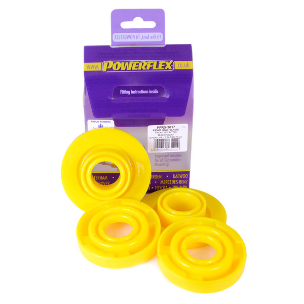 Silent-Bloc Powerflex Insert Avant Berceau Arrière BMW E36 Série 3 (1990 - 1998) - PF-R53617-2 - PFR5-3617 - 5055676532220