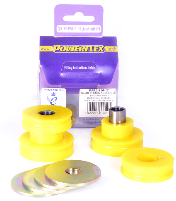 Powerflex Superiore Ammortizzatore Posteriore 12mm BMW E81, E82, E87 & E88 Serie 1 (2004-2013) - PF-R541612-2 - PFR5-416-12 - 5055676516503