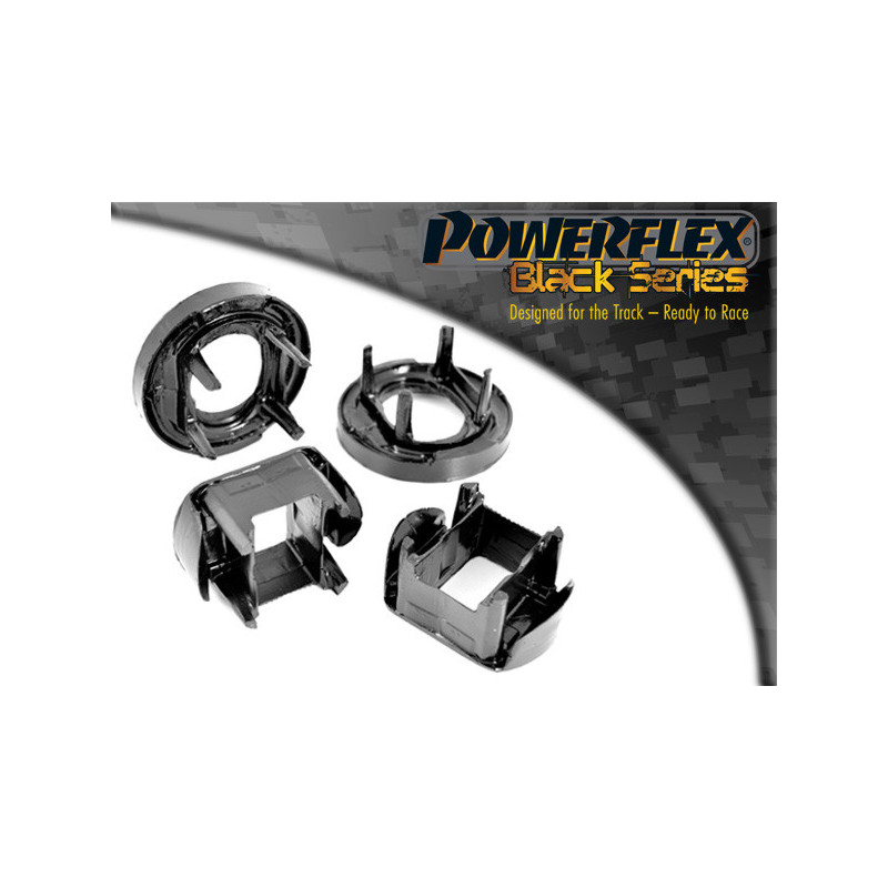 Silent-Bloc Powerflex Zwart Inzetstuk Achterste Wieg BMW E81, E82, E87 & E88 1 Reeks (2004-2013) - PF-R5421-2N - PFR5-421BLK - 5055676523068