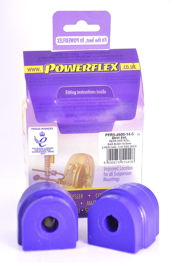 Powerflex Barra Stabilizzatrice Posteriore 13.5mm BMW E60 5 Serie, Berlina - PF-R54609135-2 - PFR5-4609-13.5 - 5055676519481
