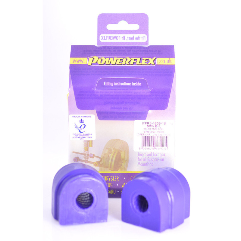 Silent-Bloc Powerflex Rolbeugel Achter 16mm BMW E60 5 Serie, Sedan - PF-R5460916-2 - PFR5-4609-16 - 5055676519504