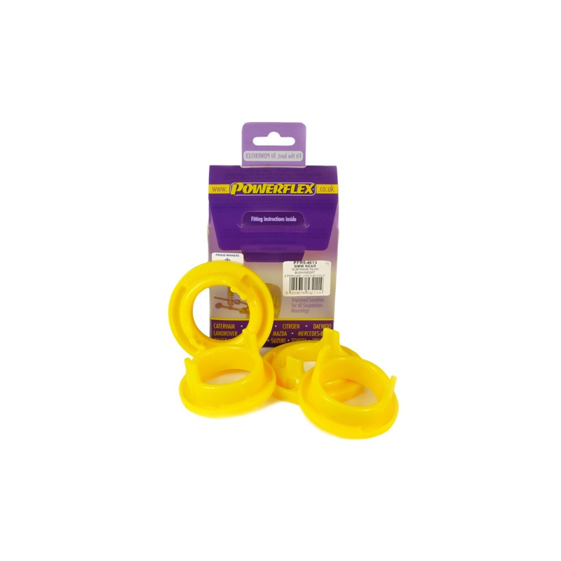 Silent-Bloc Powerflex Inzetstuk Achtersteun BMW E46 3 Serie Compact - PF-R54613-2 - PFR5-4613 - 5055676532114