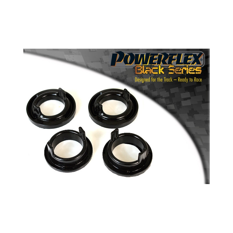 Silent-Bloc Powerflex Zwart Inzetstuk Achterste Cradle BMW E46 3 Serie Compact - PF-R54613-2N - PFR5-4613BLK - 5055676532121