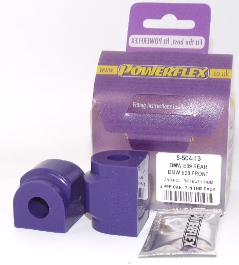 Powerflex bushes for Rear Anti Roll Bar Mounting Bush 13mm BMW E28 Série 5 (1982 - 1988) - PF-R550413-2 - PFR5-504-13 - 5055676502070