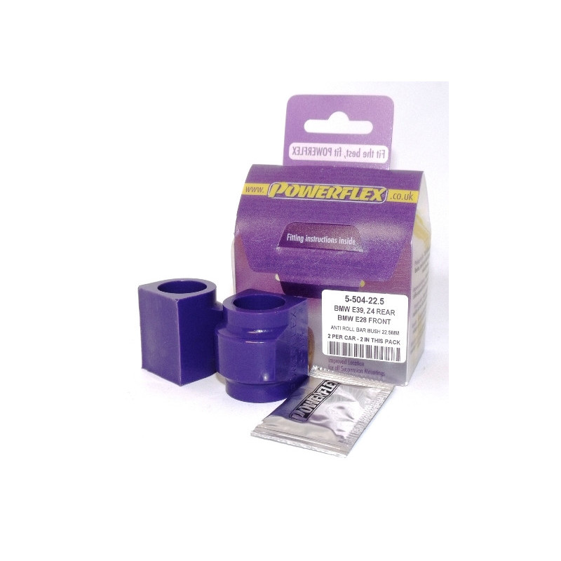 Silent-Bloc Powerflex rolbeugel achter 22.5mm BMW E46 3 Serie Compact - PF-R5504225-2 - PFR5-504-22.5 - 5055676502186