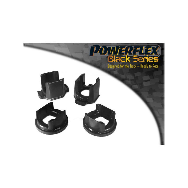 Silent-Bloc Powerflex Zwart Inzetstuk Voor Achter Cradle BMW E39 5 Serie 520 tot 530 - PF-R5521-2N - PFR5-521BLK - 5055676529275