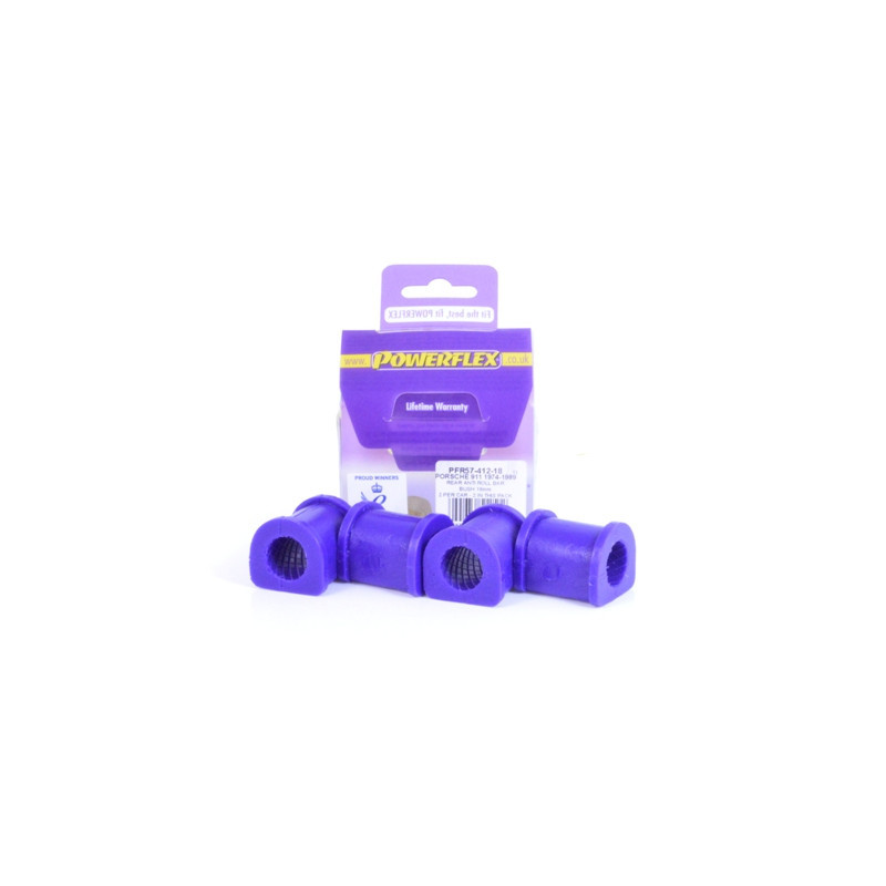 Silent-Bloc Powerflex Rolbeugel Achter 18mm Porsche 911 Classic (74-1977) - PF-R5741218-4 - PFR57-412-18 - 5055676512512